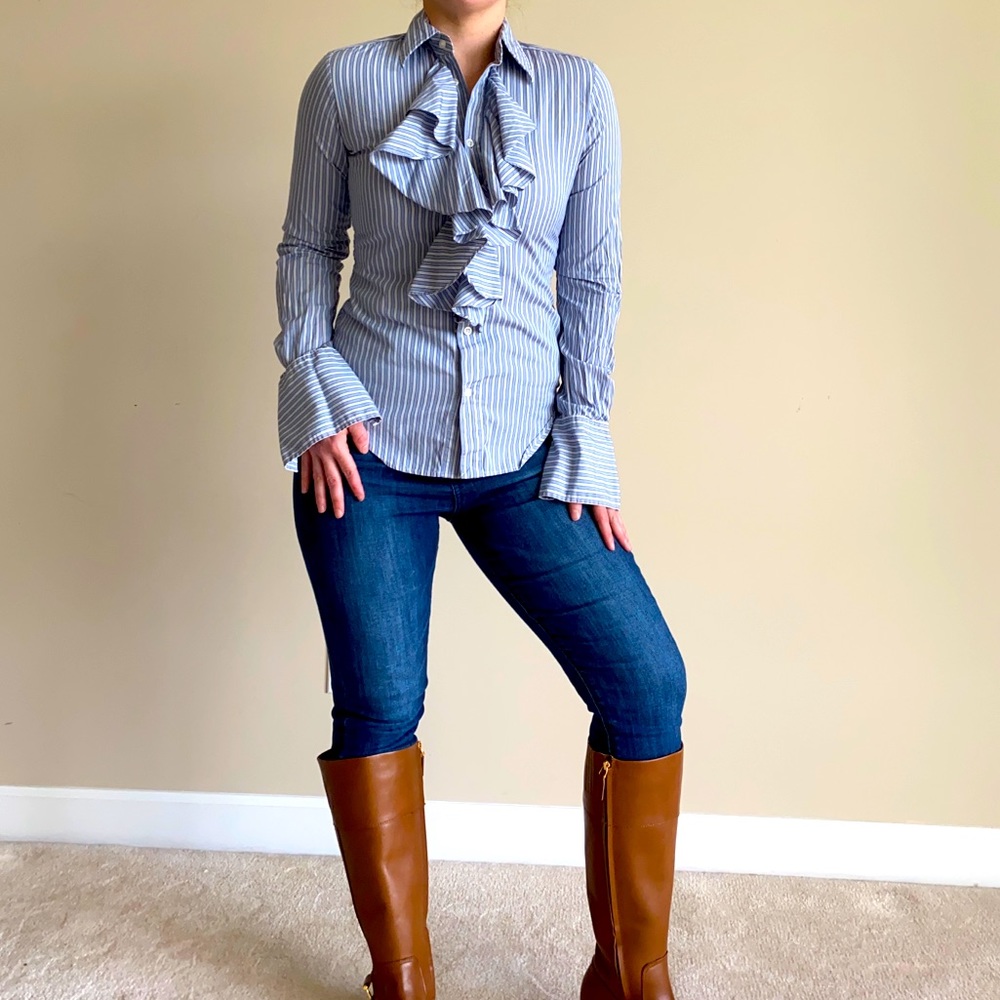 Ralph Lauren ruffle blouse